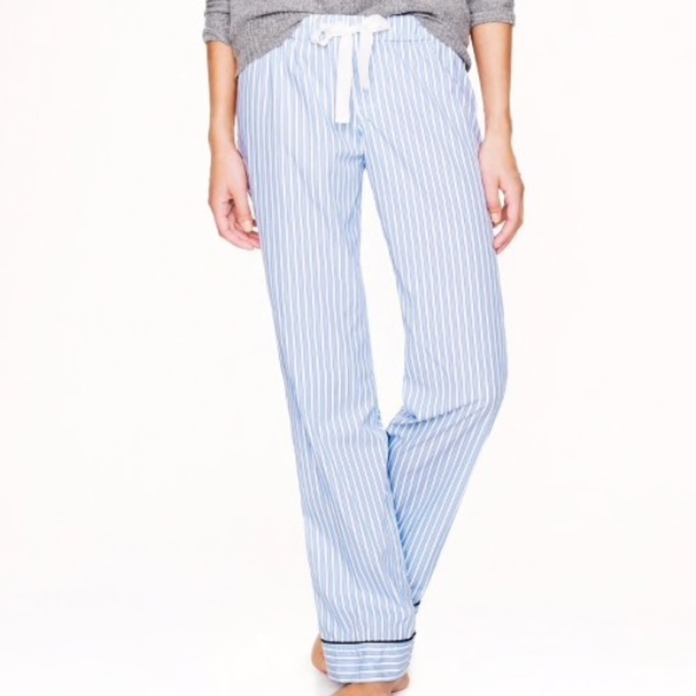 J. Crew Striped Pajama Pants